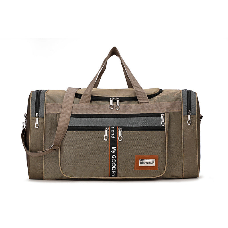 Travel Bag Large Capacity Handbag Portable Outdoor Carry Luggage Convenient Practical Male's Weekend Duffle Bags Random Letters
