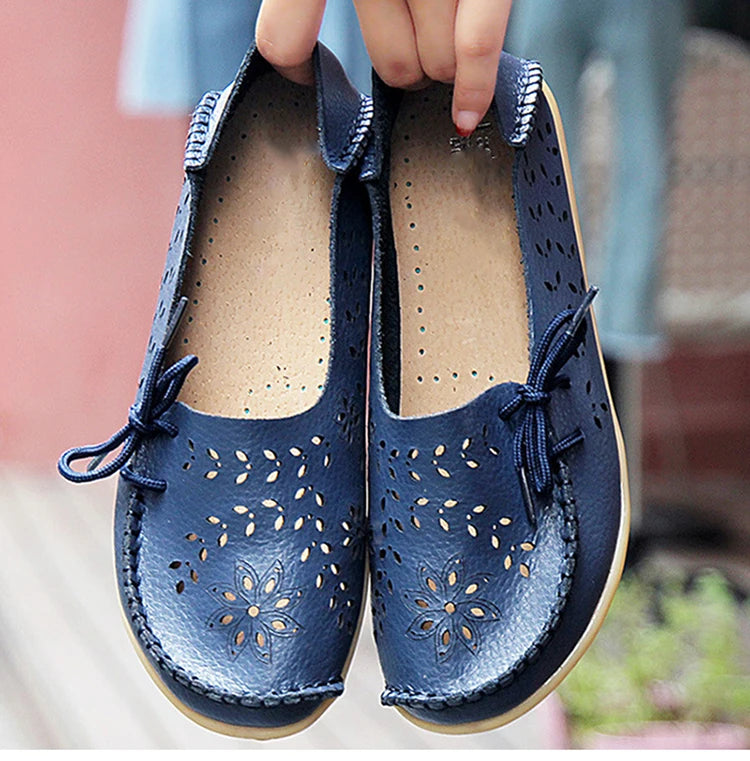 2025 Women Flat Shoes Fashion Women Casual Shoes Breathable Women's Loafers Shallow Comfort Mom Shoes Ladies Zapatillas Mujer