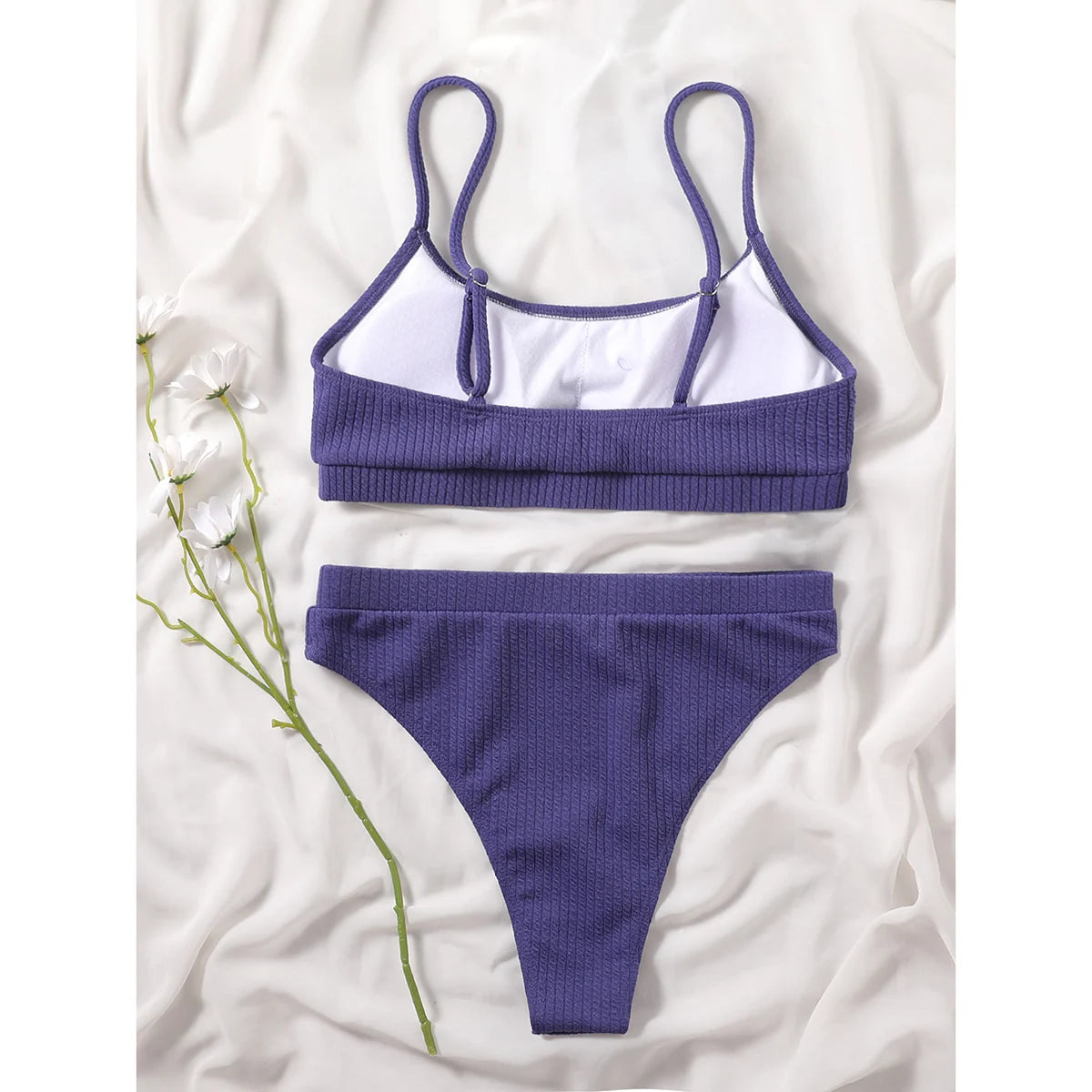Women High Waisted Bikini Set Swimsuit