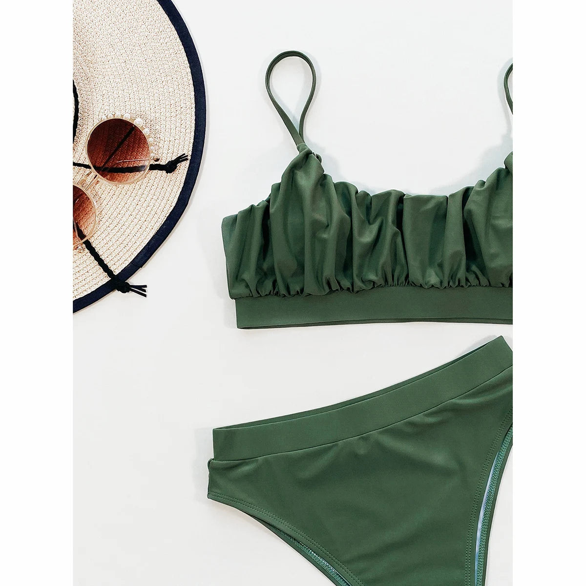 Women Swimsuit Bikini High Waisted Swimming Suit Beachwear Swimsuit
