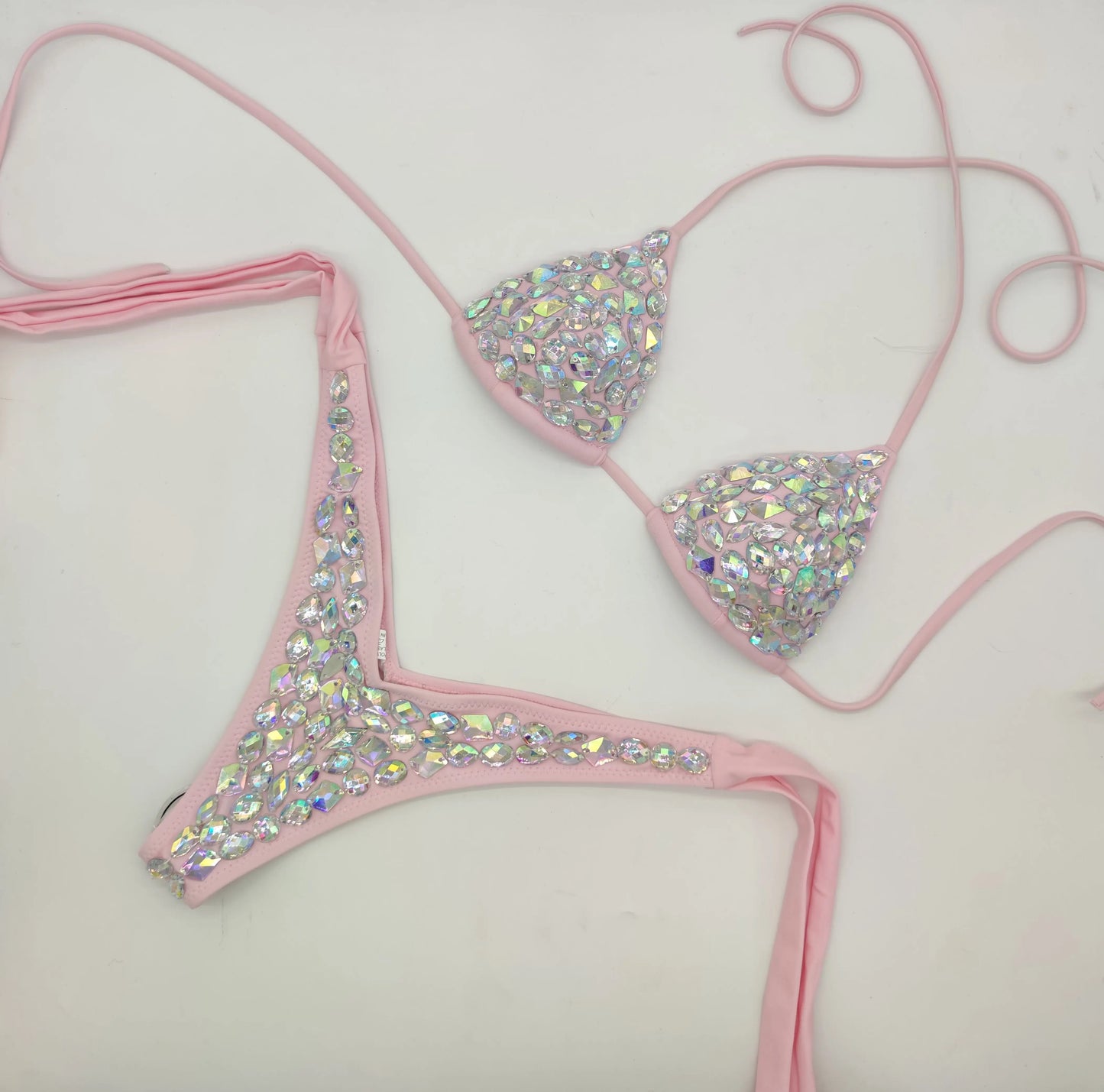 2020 venus vacation new style diamond bikini set bandage open swimwear push up rhinestone bling stones swimsuit sexy women swim
