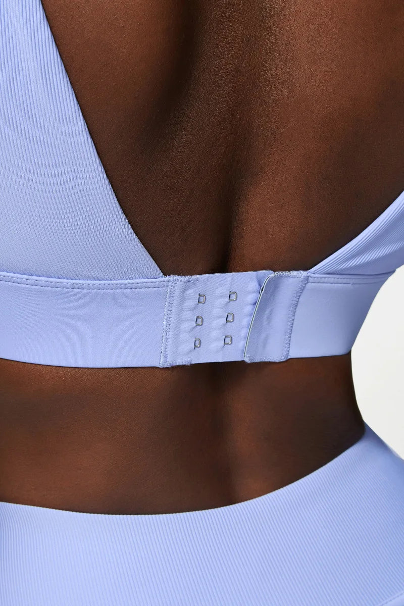 Women Sexy Sports Underwear Breathable Soft Nylon Gym Yoga Bra Running Crop Tops With Fixed Chest Pads Female Workout Clothing