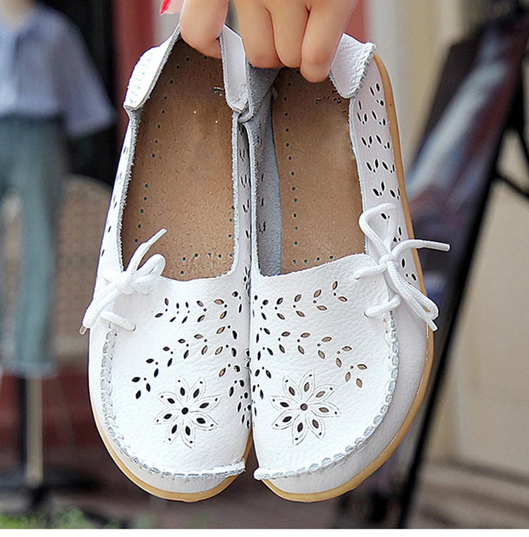 2025 Women Flat Shoes Fashion Women Casual Shoes Breathable Women's Loafers Shallow Comfort Mom Shoes Ladies Zapatillas Mujer
