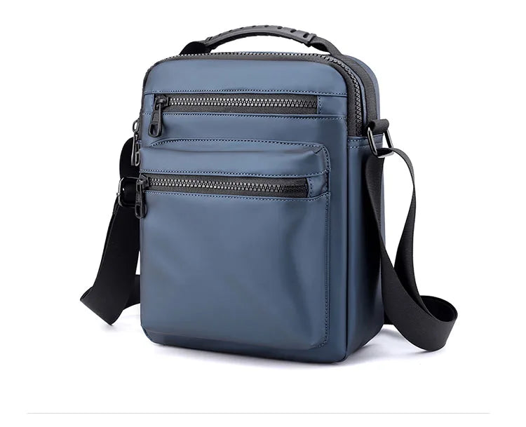 Man Classic Messenger Bag Men's Multifunction Shoulder Sling Pack Nylon Business Crossbody Flap Male Simple Handbags