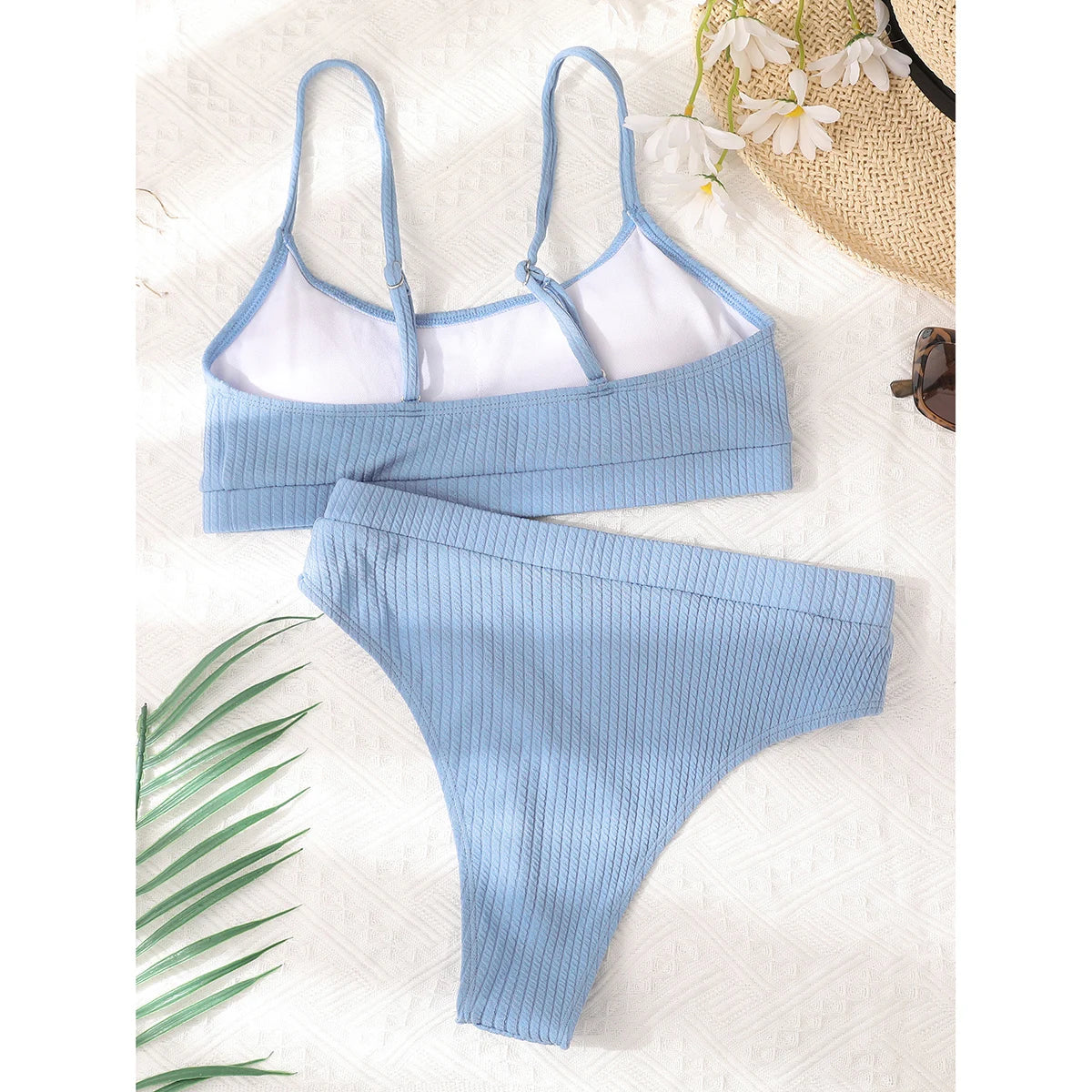 Women High Waisted Bikini Set Swimsuit