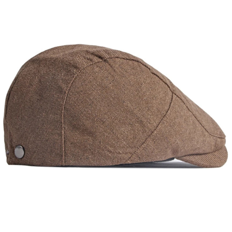 HT3668 Berets New Spring Summer Hat Caps for Men Women Cotton Linen Flat Cap Artist Painter Beret Hat Male Female Beret Cap
