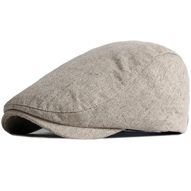 HT3668 Berets New Spring Summer Hat Caps for Men Women Cotton Linen Flat Cap Artist Painter Beret Hat Male Female Beret Cap