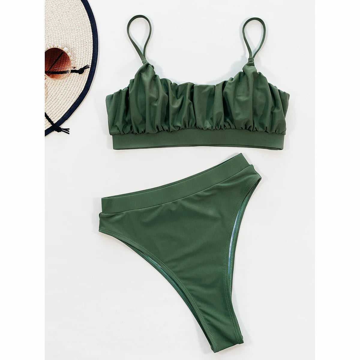 Women Swimsuit Bikini High Waisted Swimming Suit Beachwear Swimsuit