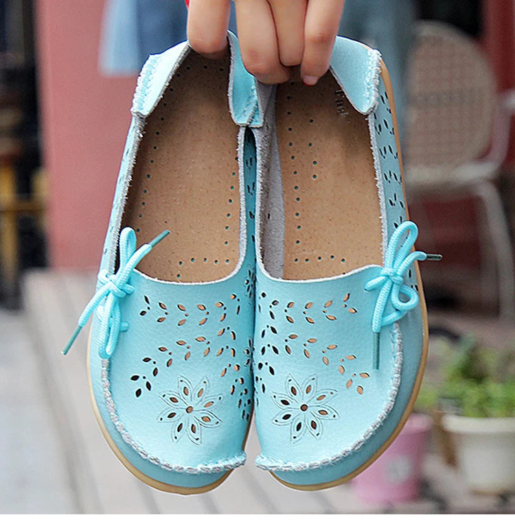 2025 Women Flat Shoes Fashion Women Casual Shoes Breathable Women's Loafers Shallow Comfort Mom Shoes Ladies Zapatillas Mujer