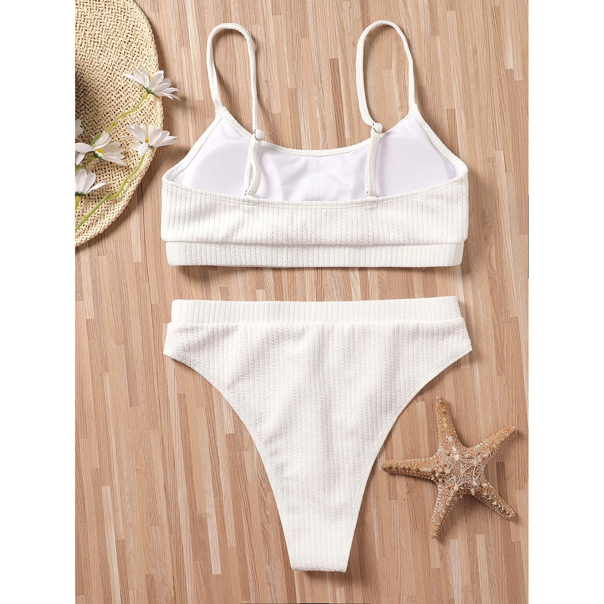 Women High Waisted Bikini Set Swimsuit