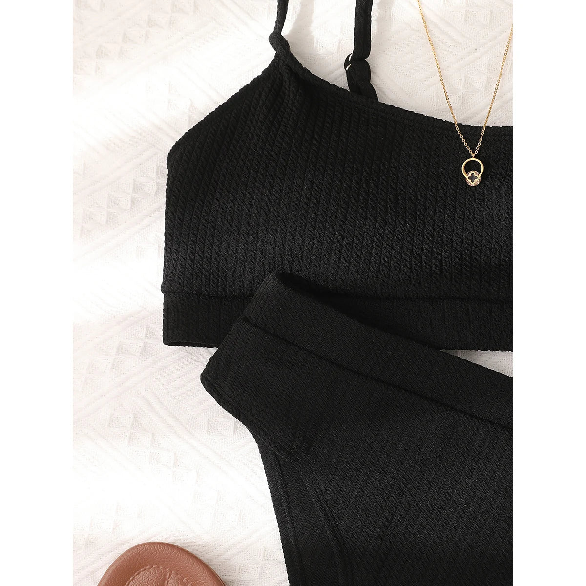Women High Waisted Bikini Set Swimsuit
