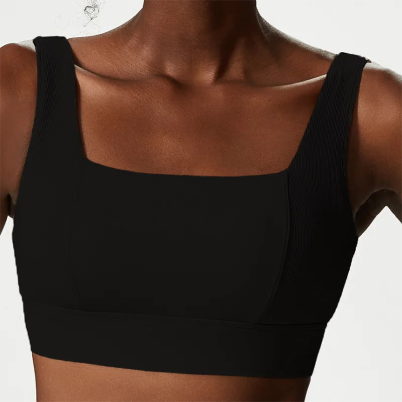 Women Sexy Sports Underwear Breathable Soft Nylon Gym Yoga Bra Running Crop Tops With Fixed Chest Pads Female Workout Clothing