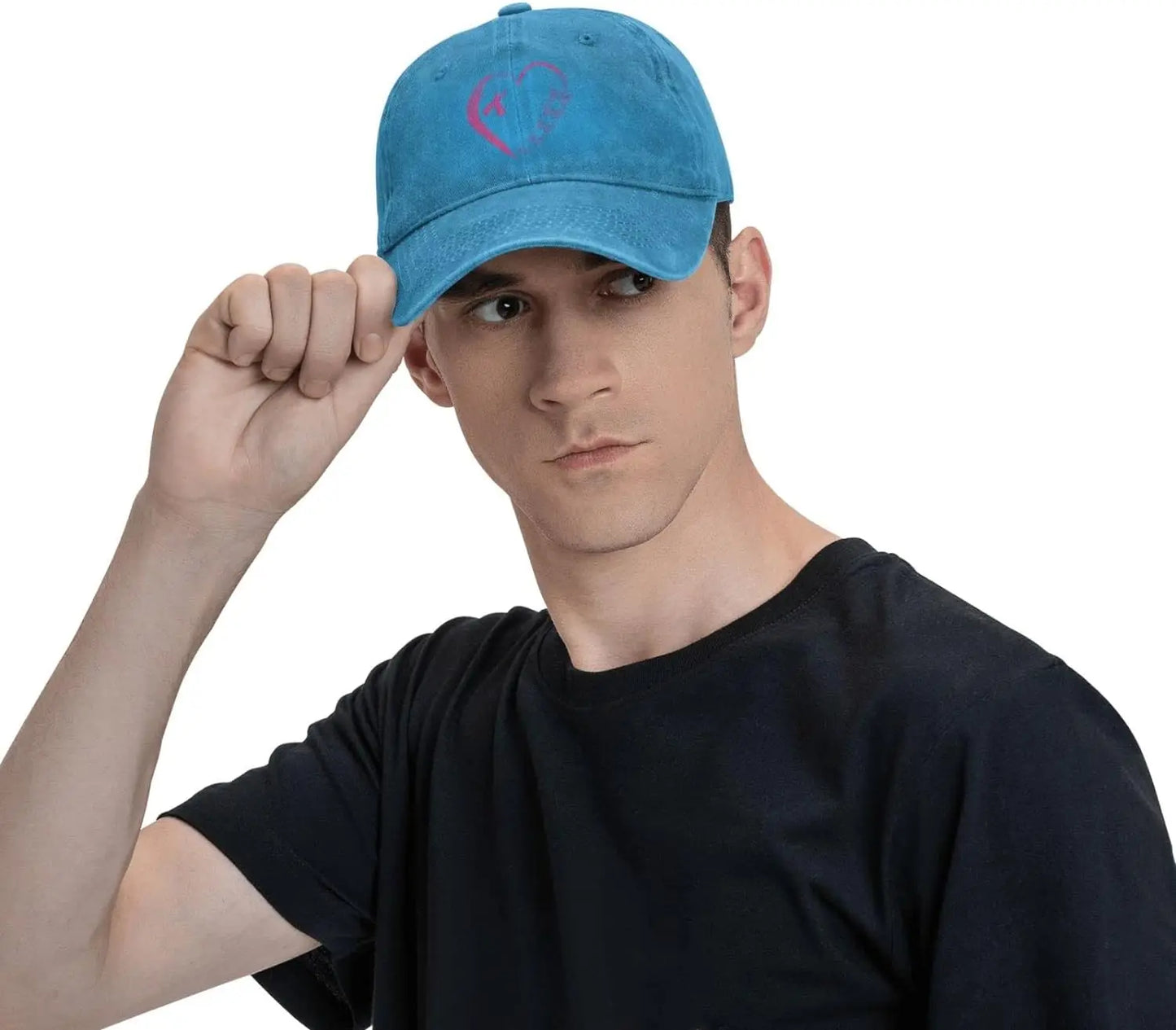 I'm A Survivor Heart Pink Ribbon Breast Cancer Awareness Unisex Baseball Cap