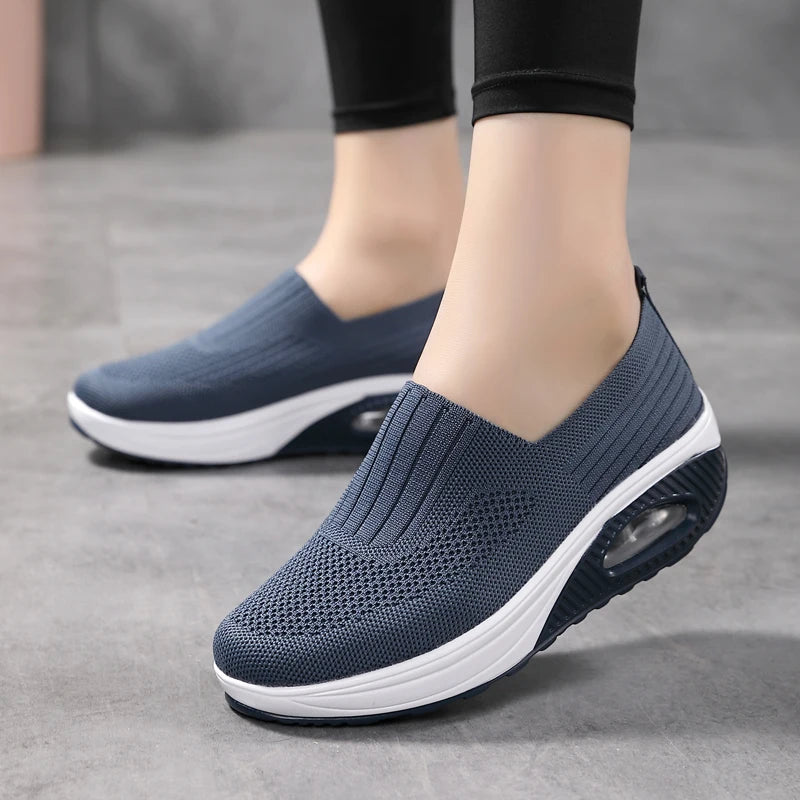 Women Walking Shoes Air Cushion Non Slip Orthopedic Shoes