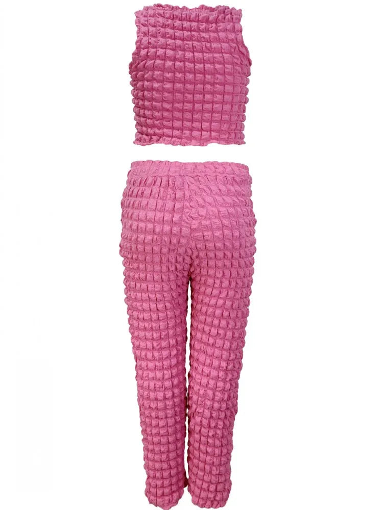 2 Piece Women Sets 2025 New Arrival Plus Size Summer Matching Sets Print Two Pieces Sets Top Pants Suits Outfits Clothing