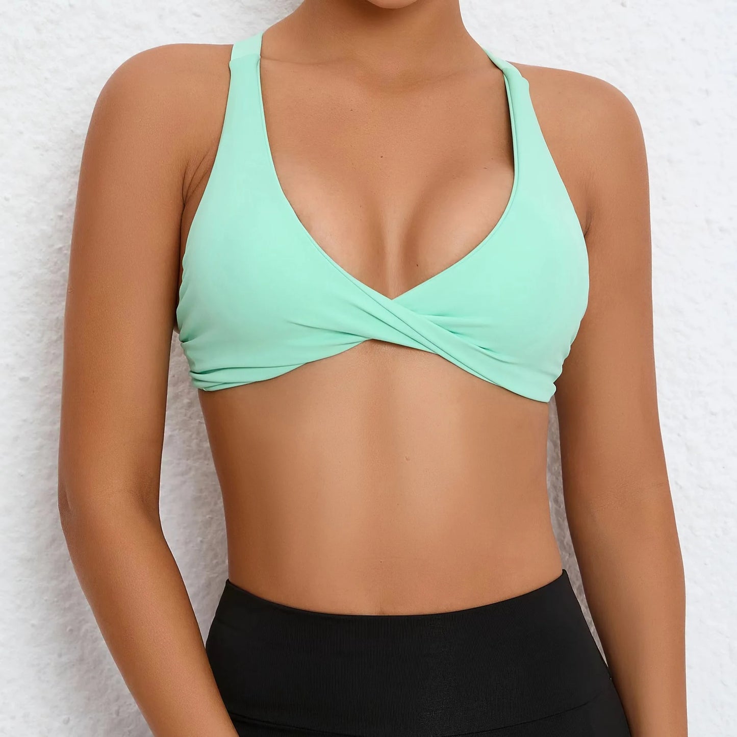 Sport Bra Women Seamless Gym Anti-sweat Breathable Yoga Shockproof Crop Top