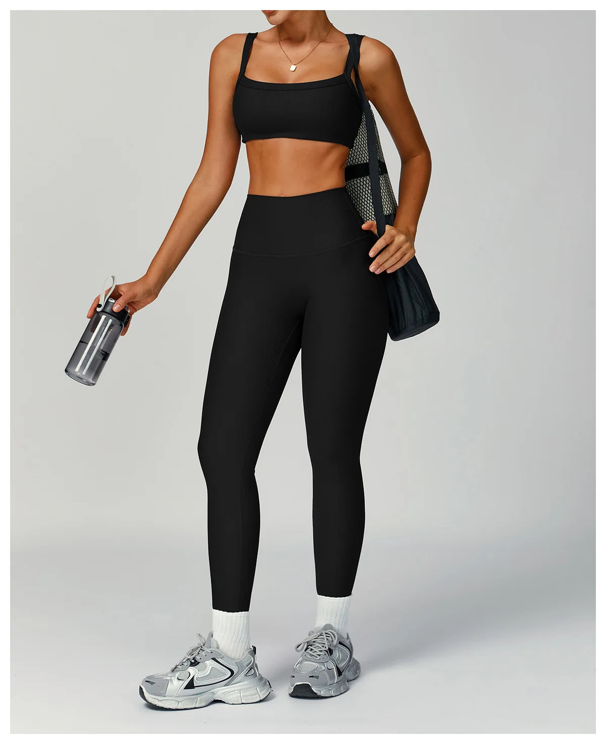 High Strength Sports Bra Women Anti-Sweat Fitness Top Yoga Bra Shockproof Crop Top Breathable Push Up Sport Bra Gym Workout Tops