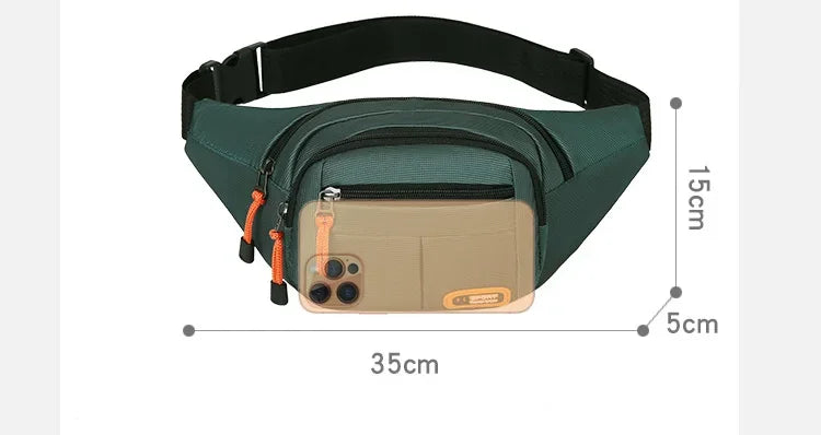 Mobile Waist Bag For Both Men And Women Multifunctional Large Capacity Anti Splash Business Wear-resistant Construction Site
