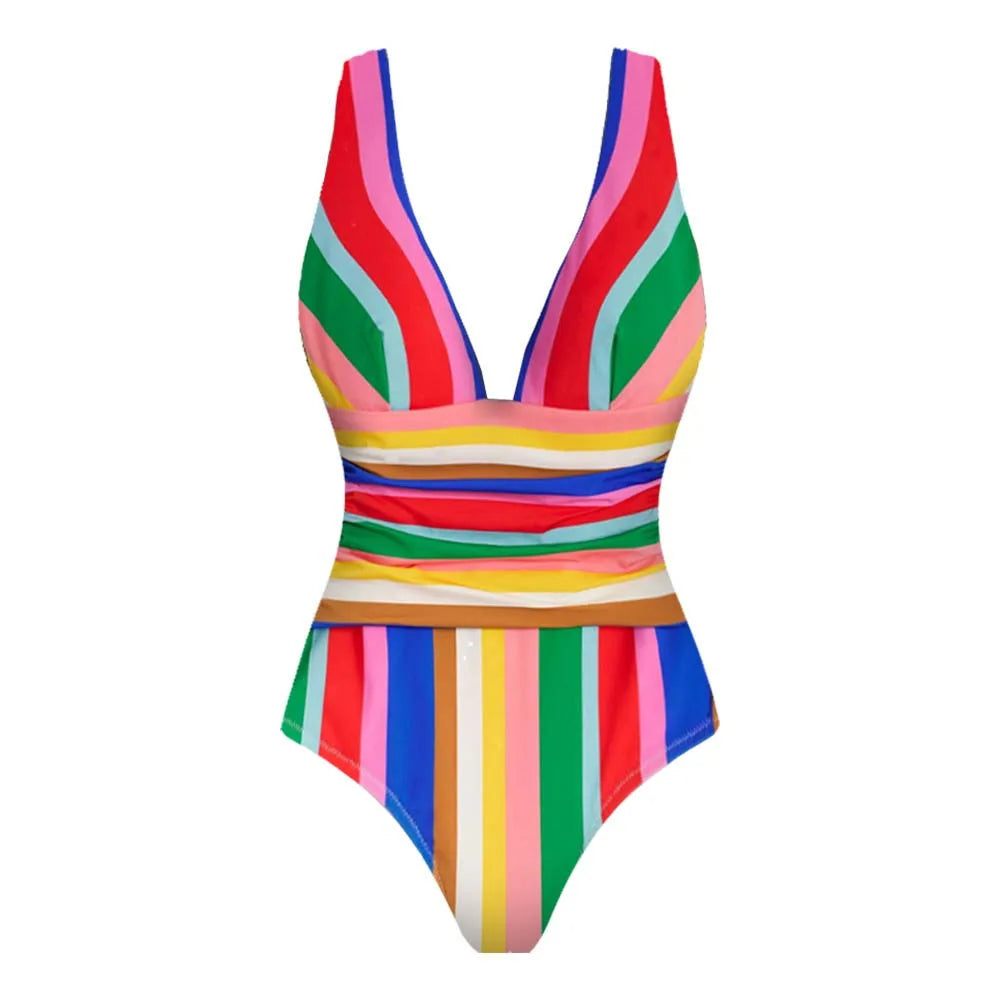 2Pcs Swimsuit with Long Skirt Sexy Women Bikini Beachwear