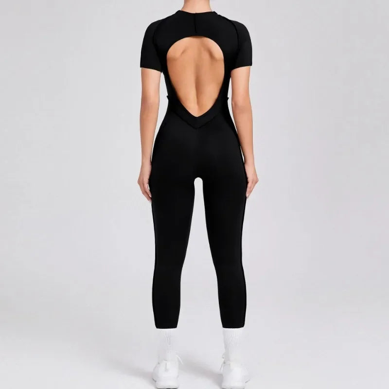 Yoga Suit Fitness Suit Athletic Wear Yoga Set One-Piece Sexy Women Gym Jumpsuit Sportswear Sportswear Women's Clothing Gym Kit