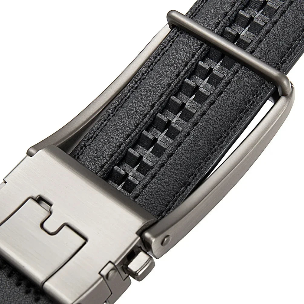 Genuine Leather Belts for Men Luxury Brand Designer Fashion Automatic Buckle Men's Jeans High Quality Waist Male Strap