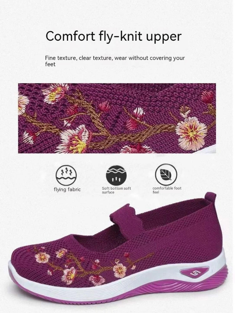 Women's Breathable Sneakers Summer Comfortable Casual Trainers