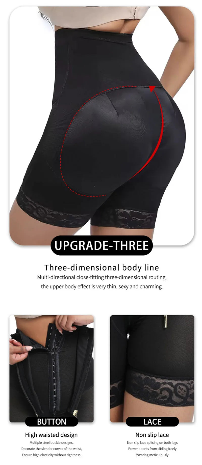 AfruliA Purple Fajas Colombianas Girdle BBL Shorts Corset Slim Waist Trainer High Compression Body Shaper Control Panties Lifter