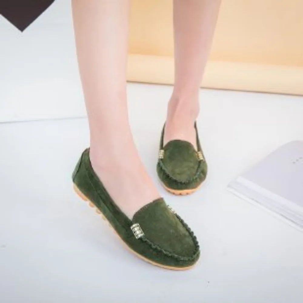 new Women Shoes 2024 Spring Autumn Zapatos Mujer Women Casual Flat Shoes Slips Round Toe Denim Flat Loafer Plus Size Jeans Shoes