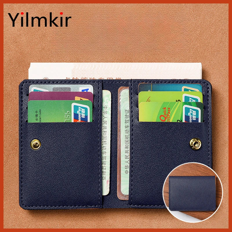 Simplicity Mini Folding Women's for Wallet PU Men Driver's License Credit Card Holder Storage Zero Monederos Purse