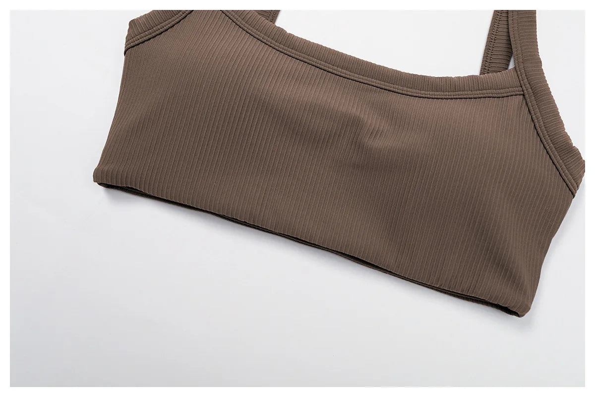 High Strength Sports Bra Women Anti-Sweat Fitness Top Yoga Bra Shockproof Crop Top Breathable Push Up Sport Bra Gym Workout Tops