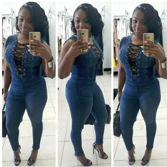 Women Denim Jumpsuits