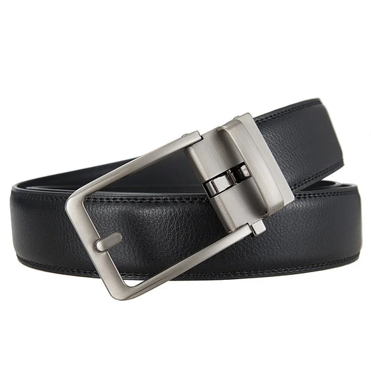 Genuine Leather Belts for Men Luxury Brand Designer Fashion Automatic Buckle Men's Jeans High Quality Waist Male Strap