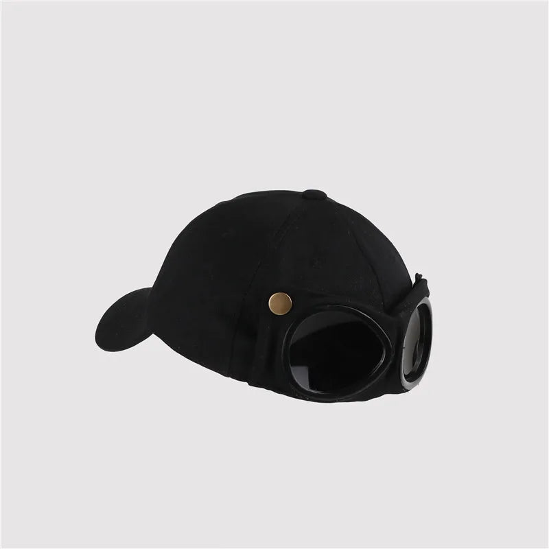 Aviator Hat Summer Personality Glasses Baseball Cap Female Unisex Sunglasses Male Cap Baseballcap Boys Cap