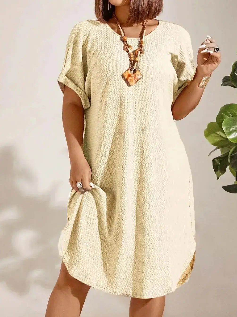 European and American plus-size summer dress