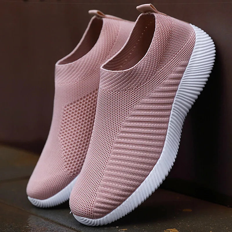 Breathable Flats Elastic Flat Shoes For Women Sneakers