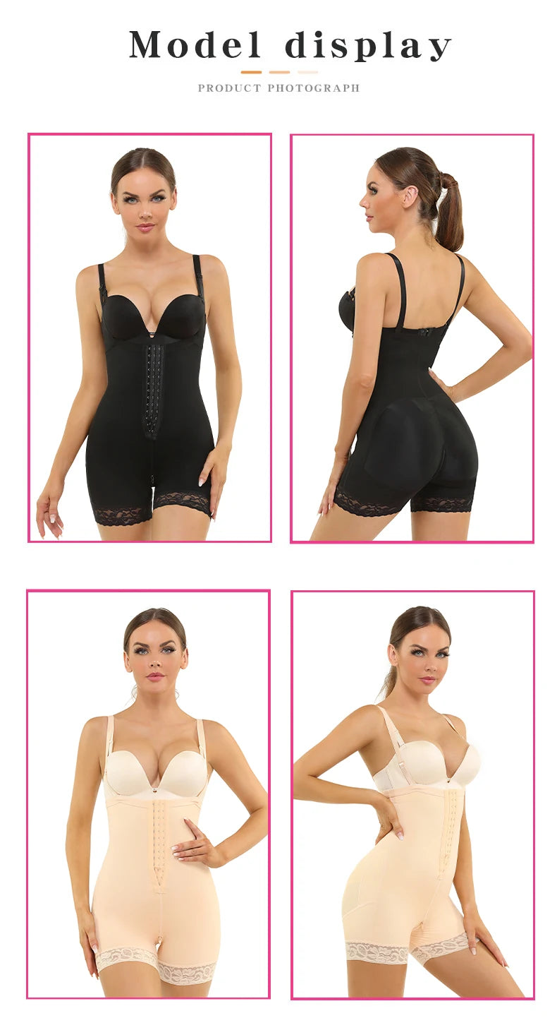 New Arrival High Compression Fajas Abdominal Board Post Surgery Strapless Figure Corrector Tummy Control Waist Body Shapewear