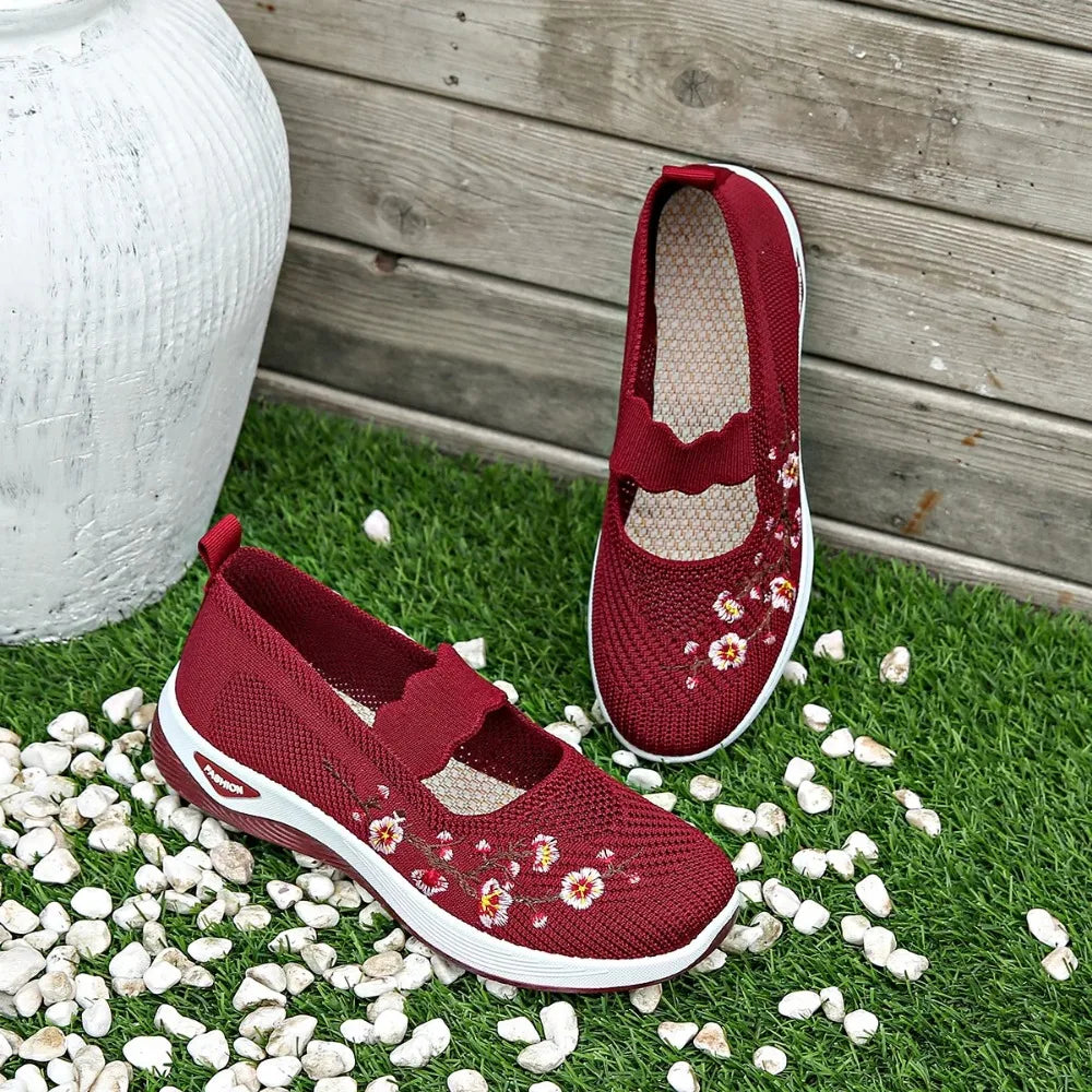 Women's Breathable Sneakers Summer Comfortable Casual Trainers