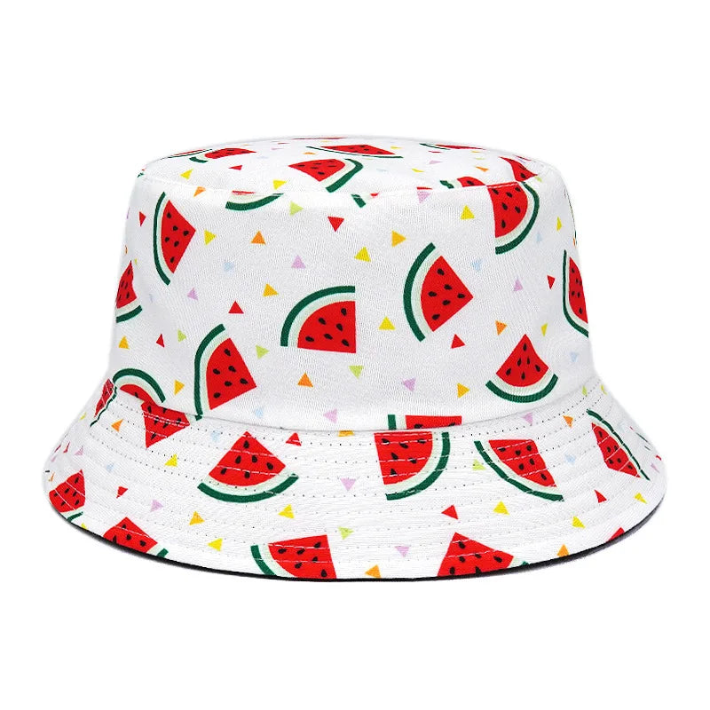 2024 Fashion Print Hip Hop Bucket Hat Summer Men Fisherman Caps Hats Women Beach Cap Unisex Panama Hat Female