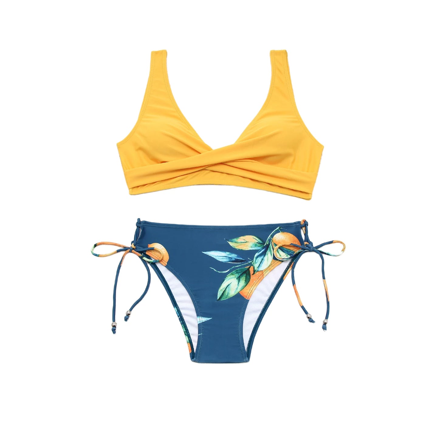 Women Swimsuit Floral Beachwear Two Pieces