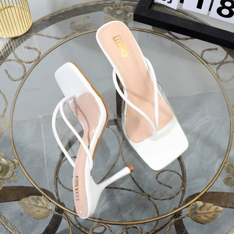 women stiletto flip flops