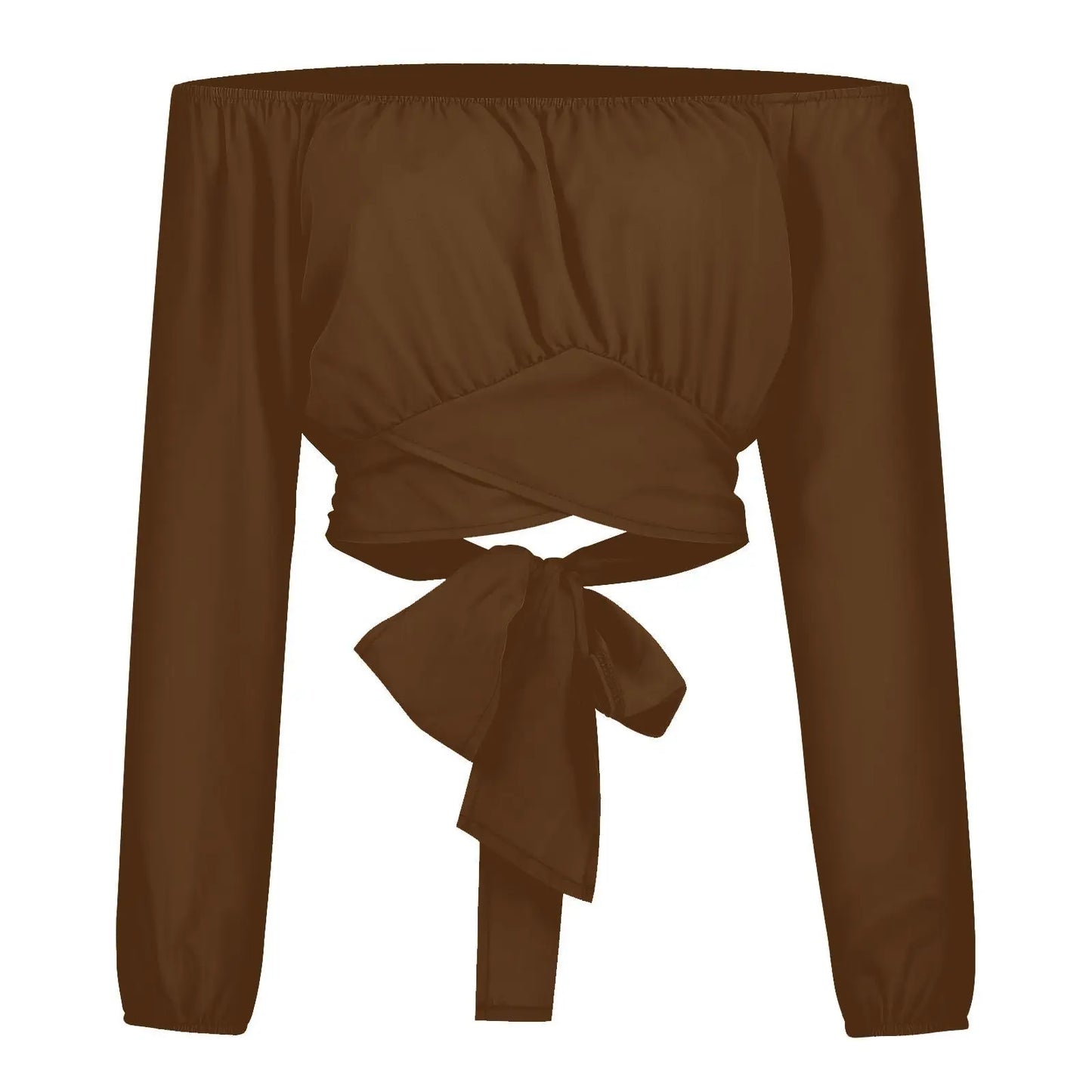 Women's Long Sleeve Off-the-shoulder Top