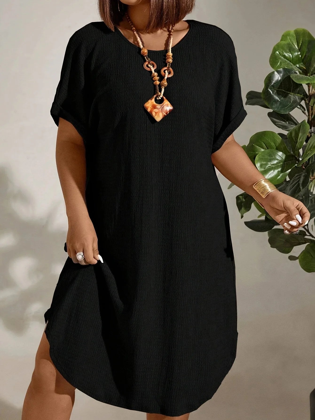 European and American plus-size summer dress