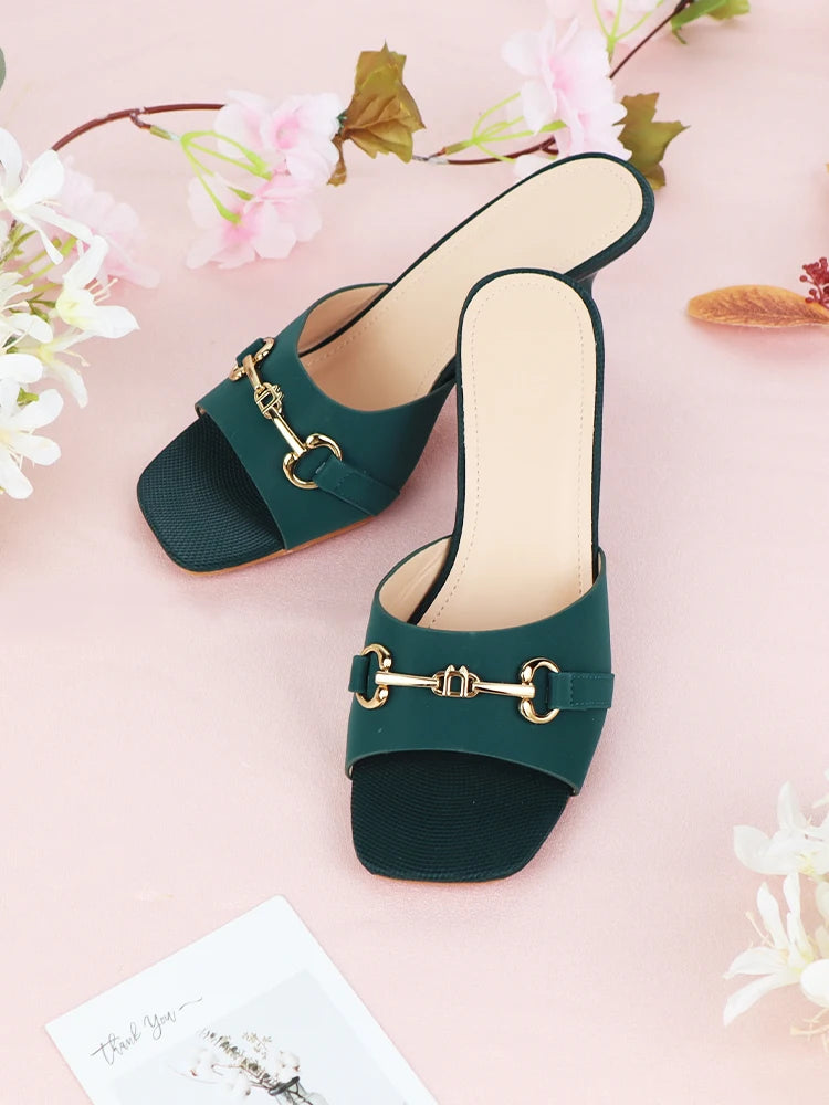 Women High Heels Sandals Slippers