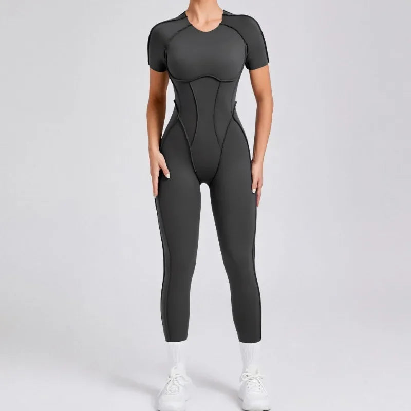 Yoga Suit Fitness Suit Athletic Wear Yoga Set One-Piece Sexy Women Gym Jumpsuit Sportswear Sportswear Women's Clothing Gym Kit