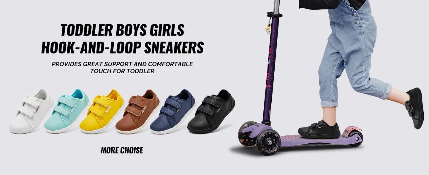 Kids Sneakers Lightweight Hook Loop
