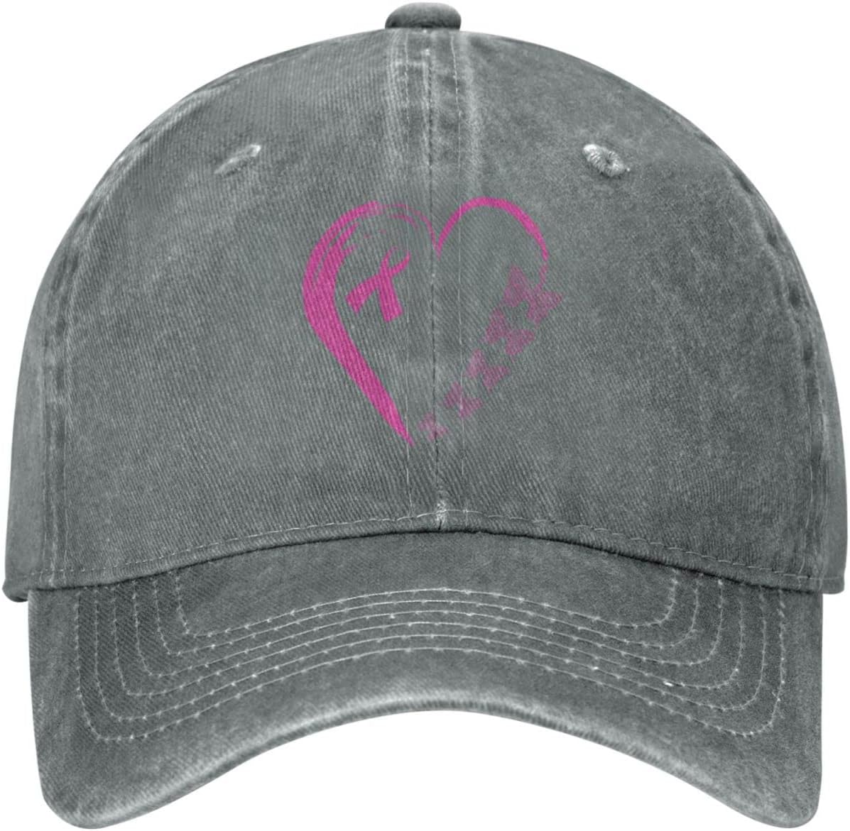 I'm A Survivor Heart Pink Ribbon Breast Cancer Awareness Unisex Baseball Cap