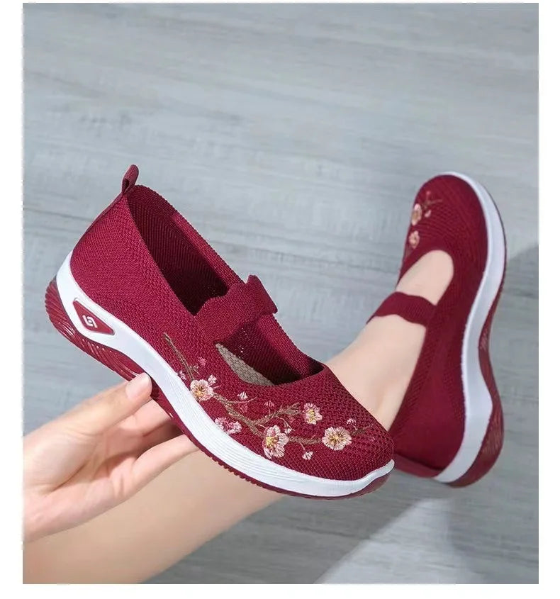 Women's Breathable Sneakers Summer Comfortable Casual Trainers
