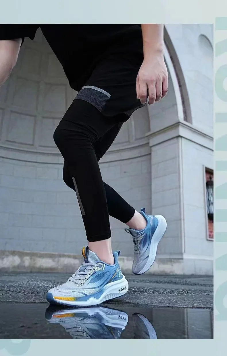 2025 OULYLAN Men Casual Sport Shoes Breathable Lightweight Sneakers Outdoor Mesh Running Shoes Athletic Jogging Walking Shoes