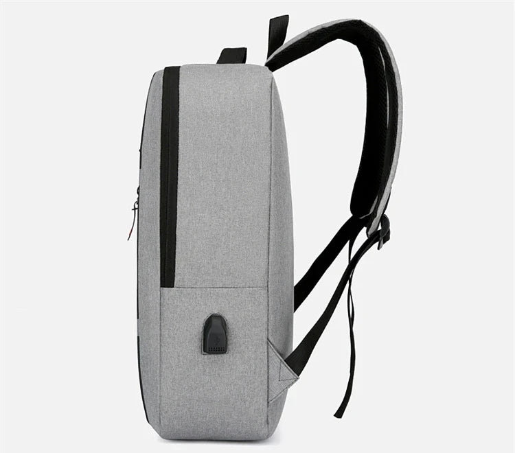 Waterproof Oxford Laptop Backpack for Men 15.6 Inch USB Charging Business Travel School Backpack High Capacity