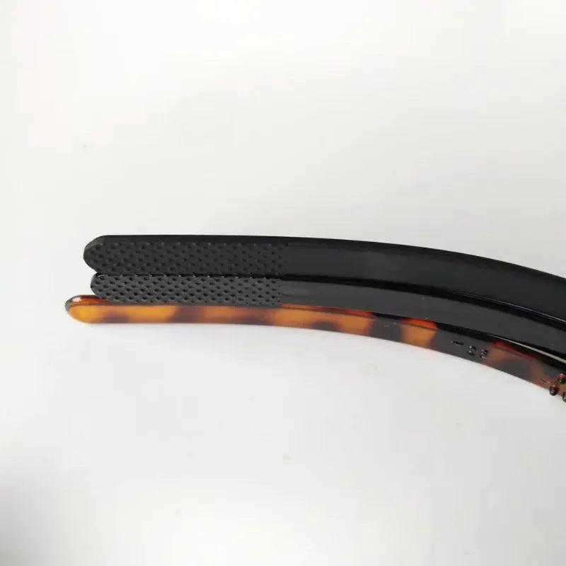 2024 Plastic Leopard Fashion Men Women Unisex Black Hair Head Hoop Band Sport Headband Hairband Hair Accessories